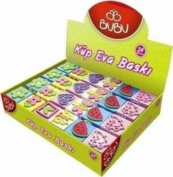 Bu-Bu Küp Eva Baskı Eb0002 (24 Lü Paket)