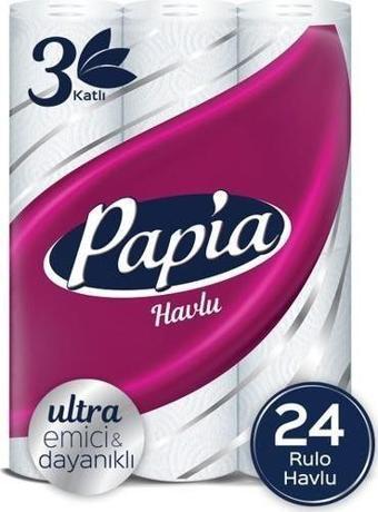 Papia Kağıt Havlu Jumbo Paket 24 Rulo