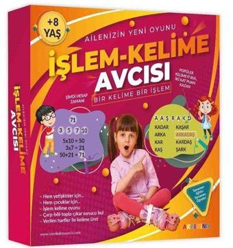 İşlem - Kelime Avcısı Oyunu - Kolektif  - Artenino Yayıncılık