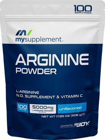 Mysupplement Doypack Arginine Powder Aromasız 506g