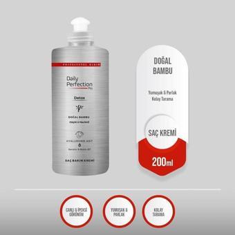 Daily Perfection Pro Detox Saç Kremi - Doğal Bambu 200 Ml