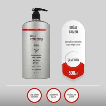 Daily Perfection Pro Detox Şampuanı - Doğal Bambu 500 Ml