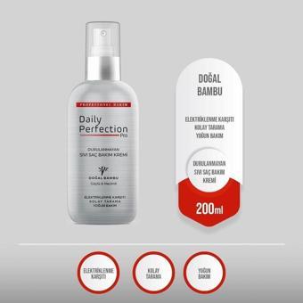 Daily Perfection Pro Detox Sıvı Saç Kremi - Doğal Bambu 200 Ml