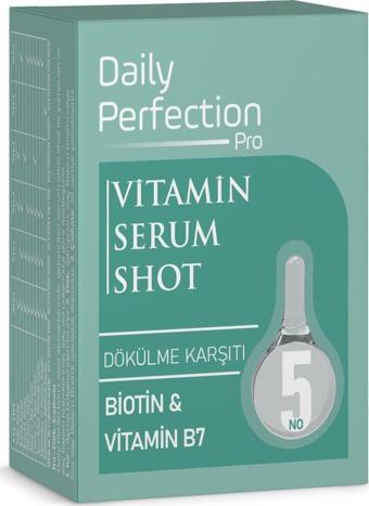 Daily Perfection Pro Vitamin Serum Shot No:5 Dökülme Karşıtı 2X6 Ml