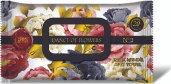 Dex Dance Of Flowers Islak Havlu 50 X 24 Paket