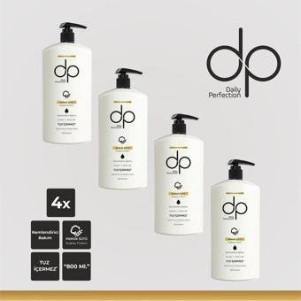 Dp Daily Perfection Tuzsuz Şampuan 800 Ml Pamuk Sütü Ve Buğday Proteini 4 Adet