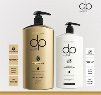 Dp Daily Perfection Daıly Perfection1 Adet Çam Terebentin Şampuan(800 Ml) 1 Adet Saçkremihindistan Cevizi (500 Ml)