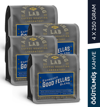 Good Fellas 4x250 Gram Öğütülmüş Espresso Blend