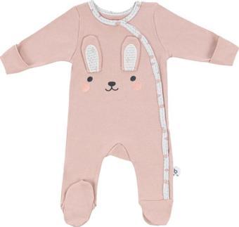 Gezenbebe Hero Uzun Kollu Nakışlı Bebek Tulumu Bunny