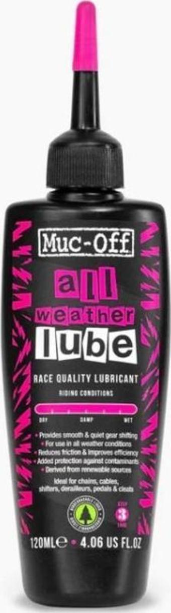 Muc-Off All Weather Zincir Yağı 120 ML Tüm Hava Koşullarına Uygun