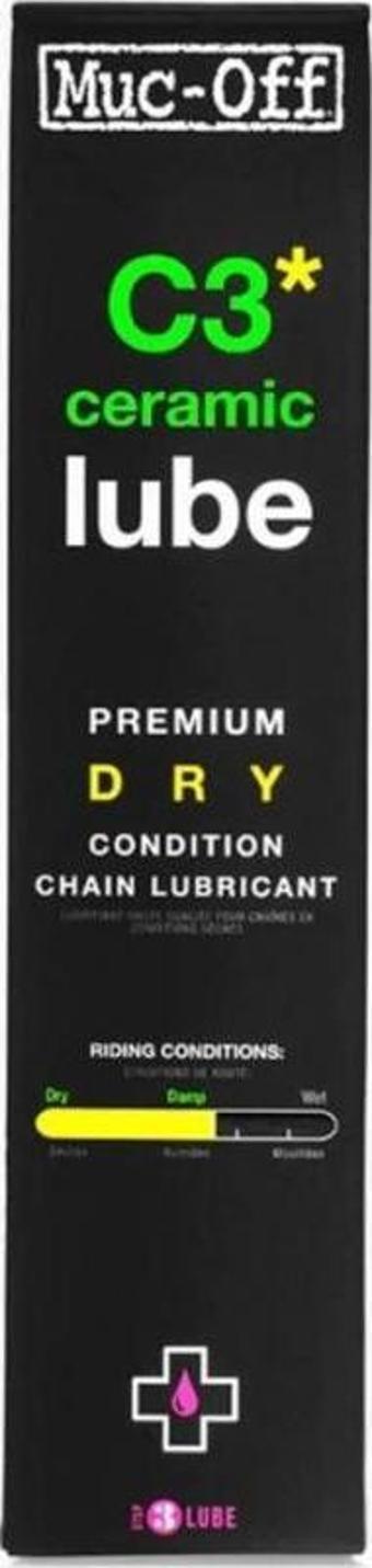 Muc-Off C3 Dry Weather Ceramic Zincir Yağı 120 ML