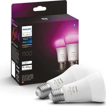 Philips Hue WCA 9-75W E27 Renkli Akıllı Ampul 2'li Ekopaket