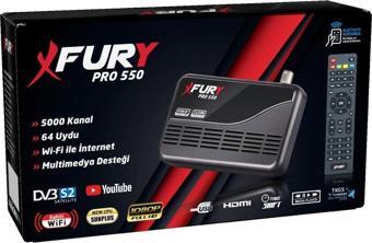 Fury Çanaklı Çanaksız Wi-fi Dahil Full Hd Sınırsız İnternet TV Uydu Alıcı