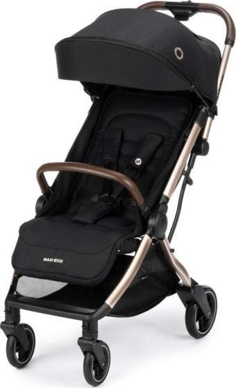 Maxi-Cosi Eva 3 Otomatik Katlanan Kompakt Bebek Arabası Essesntial Black Champagne