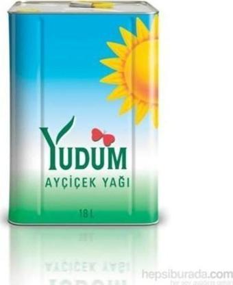 Yudum Ayçiçek Yağı 18 lt Teneke