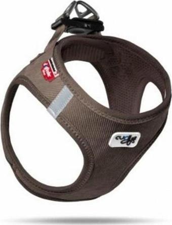 Curli Cord Vest Köpek Göğüs Tasması Brown 2XS