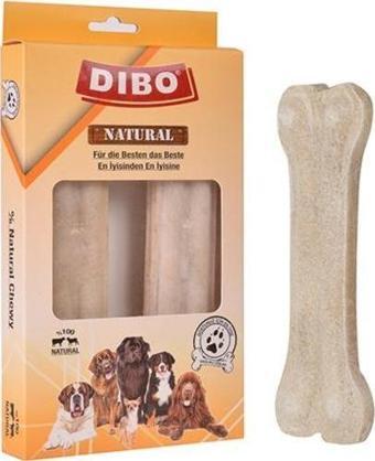 Dibo Beyaz Press Kemik Köpek Ödülü 2'li 75-80 Gr 13 Cm