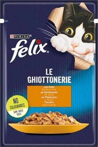 Felix Pouch Tavuklu Yetişkin Kedi Konservesi 26 Adet 85 Gr