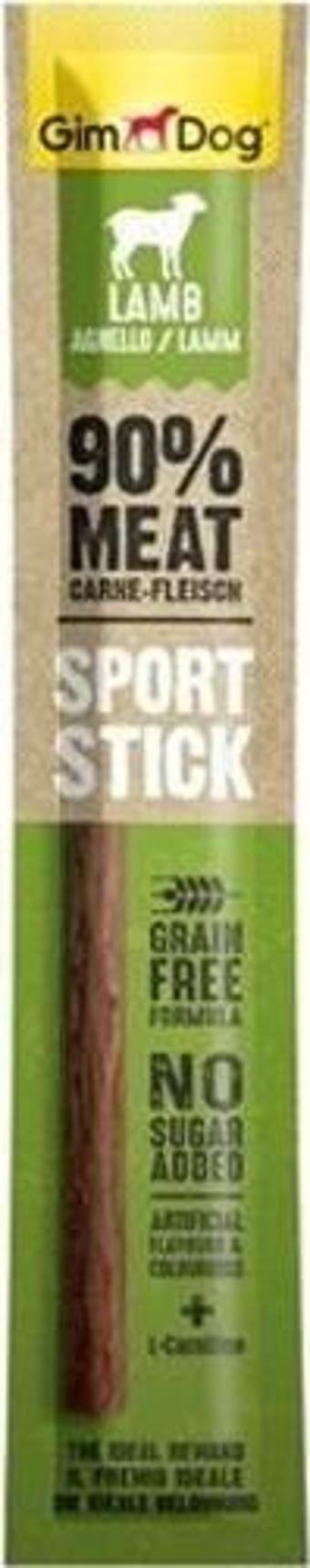 GimDog Sport Sticks Kuzu Etli Tahılsız Köpek Ödül Çubuğu 12 Gr