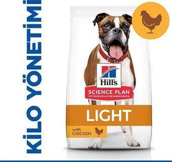 Hill's Science Plan Adult Light Medium Chicken Orta Irk Tavuklu Light Köpek Maması 2,5 Kg