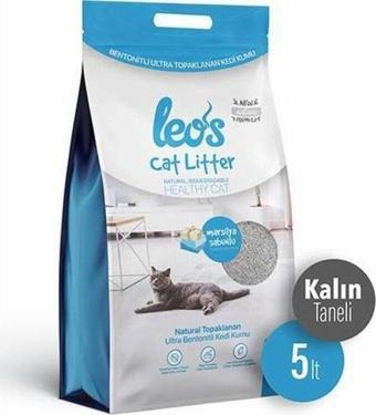 Leos Cat Litter Marsilya Sabunlu Bentonit Kalın Taneli Kedi Kumu 2x5 Lt