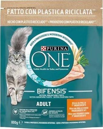 Purina One Tavuklu Yetişkin Kedi Maması 2 Adet 800 Gr