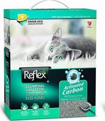 Reflex Aktif Karbonlu Topaklanan Kedi Kumu 2x10 Lt