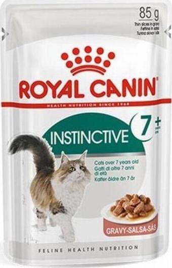 Royal Canin İnstinctive 7+ Gravy Pouch Yaşlı Kedi Konservesi 6 Adet 85 Gr