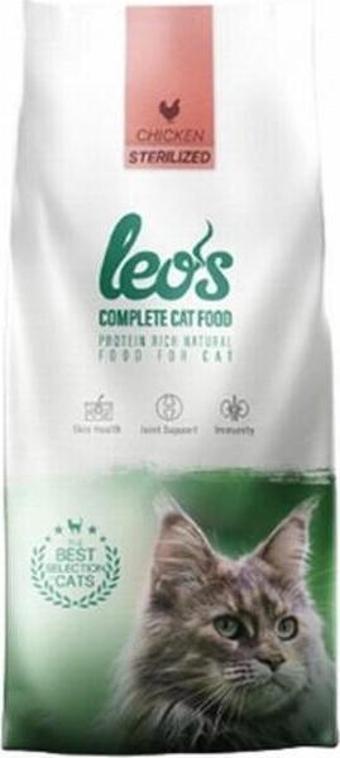 Leos Tavuklu Kısırlaştırılmış Kedi Maması 15 Kg