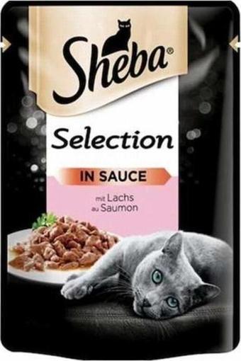 Sheba Pouch Somonlu Yetişkin Kedi Konservesi 85 Gr