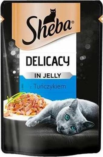 Sheba Pouch Ton Balıklı Yetişkin Kedi Konservesi 6 Adet  85 Gr