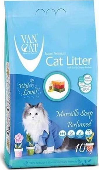 VanCat Marsilya Sabunu Kokulu İnce Taneli Kedi Kumu 2x10 Kg