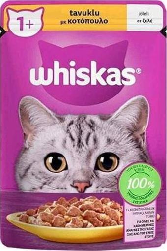 Whiskas Pouch Jöle İçinde Tavuklu Yetişkin Kedi Konservesi 28 Adet 85 Gr