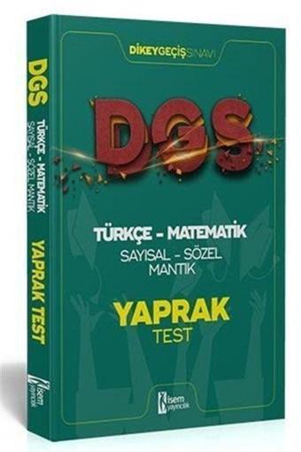 2021 DGS Türkçe - Matematik Sayısal - Sözel Mantık Çek Kopar Yaprak Test - İsem Kitap