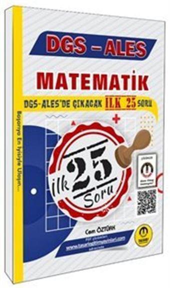 DGS Matematik İlk 25 Çıkacak Soru - Tasarı Akademi