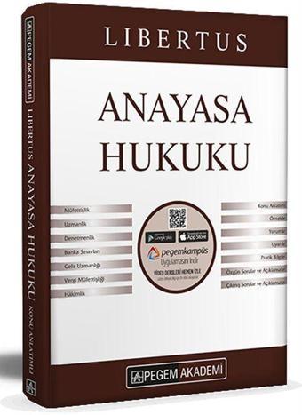 2021 KPSS A Grubu Libertus Anayasa Hukuku Video Destekli Konu Anlatımı - Pegem Akademi Yayıncılık