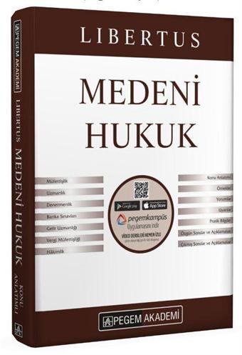 2021 KPSS A Grubu Libertus Medeni Hukuk Konu Anlatımı - Pegem Akademi Yayıncılık