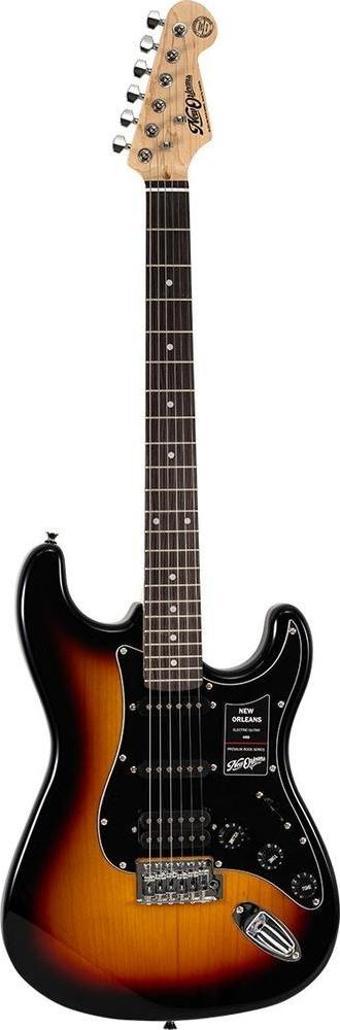 New Orleans NHS9720TOB HSS Elektro Gitar