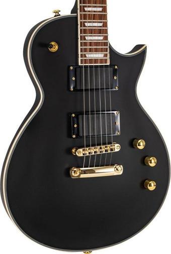 New Orleans NLP1000MX Çift Humbucker Manyetikli Mat Siyah Les Paul Akçaağaç Elektro Gitar