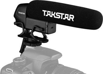 Takstar SGC-600 DSLR Kamera Fotoğraf Makinesi Uyumlu Shotgun Condenser Mikrofon