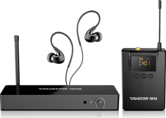 Takstar WPM300 Kablosuz 520-600 Mhz In Ear UHF Kulakiçi 10 Kanallı Monitör Sistemi