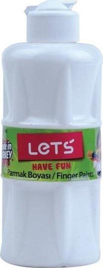 Lets Parmak Boyası 250 ml Beyaz L-5601