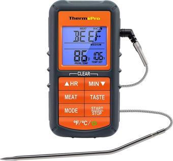 ThermoPro TP06B Çelik Proplu Dijital Profesyonel Gıda Pişirme Termometresi