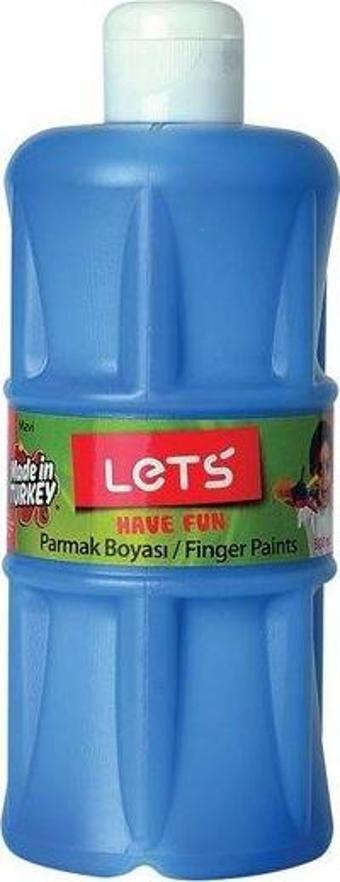 Lets Parmak Boyası 500 ml Mavi L-5006