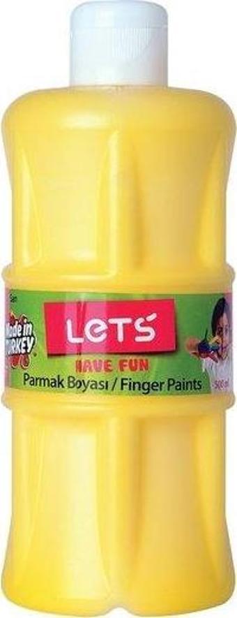 Lets Parmak Boyası 500 ml Sarı L-5002