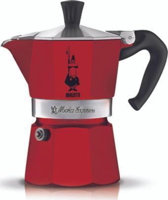 Bialetti 4942 Kırmızı Moka Express Kahve Makinesi