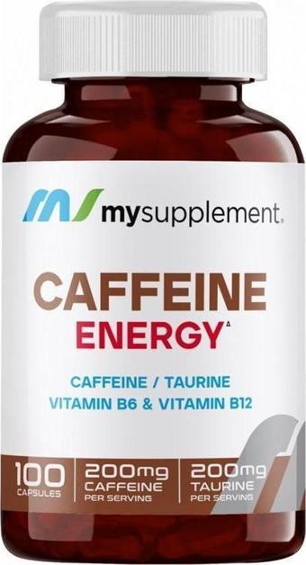 Mysupplement Caffeine Energy 100 Kapsül