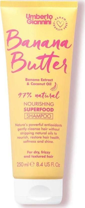 Umberto Giannini Banana Butter Besleyici Süper Besin Şampuanı 250 ML