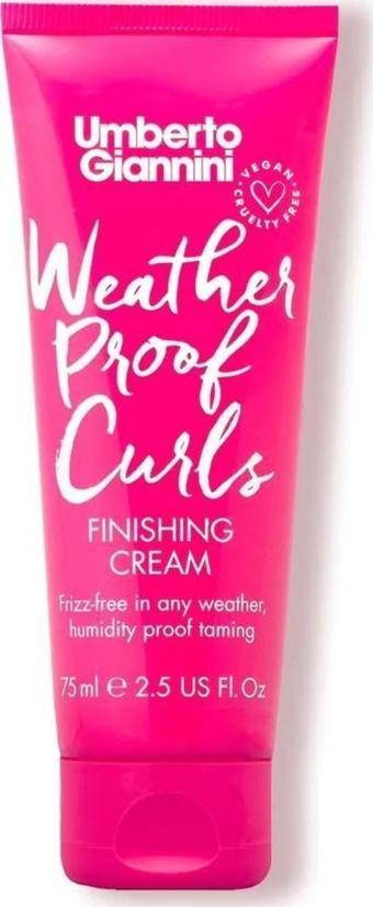 Umberto Giannini Weather Proof Curl Finishing Hava Koşullarına Dayanıklı Bukle Bitirme Kremi 75 ML