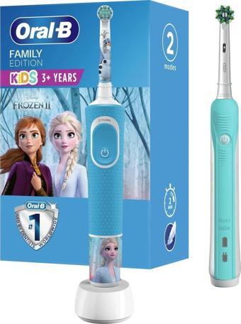 Oral-B Aile Paketi Pro 500 + D100 Frozen Şarjlı Diş Fırçası